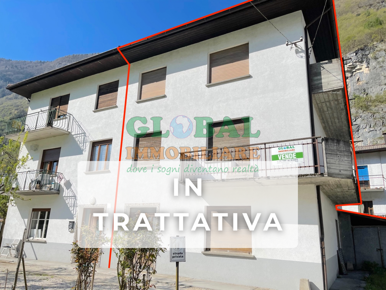 Grigno – porzione di casa su tre piani da restaurare