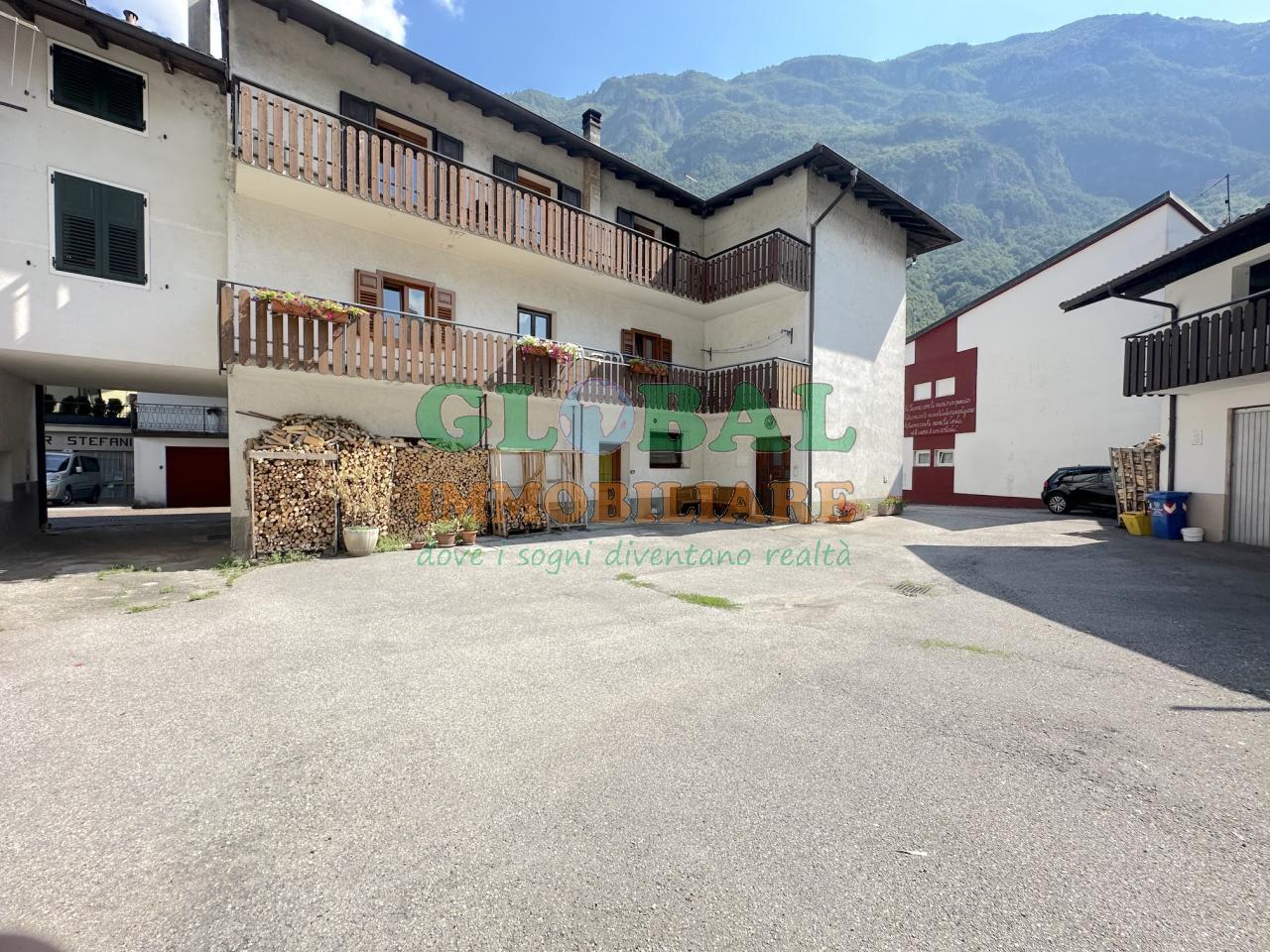 Grigno Ampio appartamento su due livelli con garage, terrazzo e possibilità di ricavare due unità abitative a Tezze di Grigno