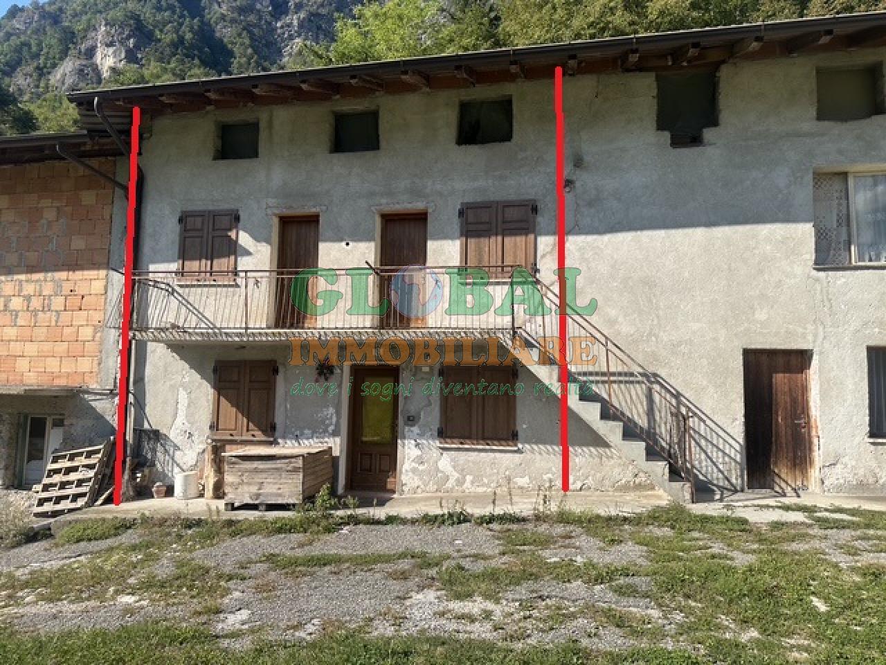 Ospedaletto (TN) Porzione di casa terra-tetto con vista panoramica sulla Valsugana